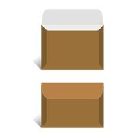 Stander Envelope template, 3D Box vector