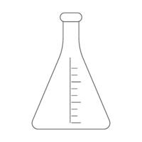 Erlenmeyer Icon simple vector