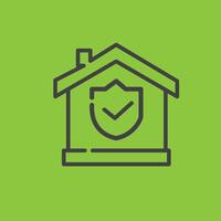 Safety, Security, Protection Thin Line Icons - Perfect for Website Design, Logos, App vector