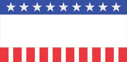 Background greeting card with america flag unique design vector