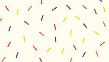 Background sprinkles unique design vector