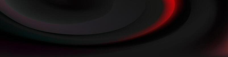 Abstract Dark Red Black Curves Gradient Background Design vector