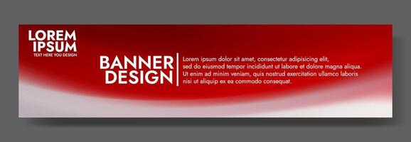 Red Gradient Background Template Modern Web Ad vector