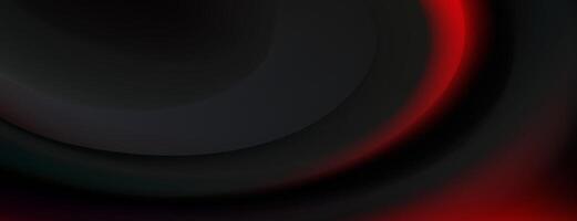 Abstract Dark Red and Black Swirling Curves Background Design vector