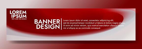 Abstract Red Backgrond Template, Modern Website Header vector