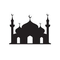 Beautiful prayer mosque for Muslim vector