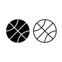 Basketball icon for web and mobile app vector