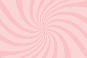 Pink swirl background. Candy background. Sunburst background. Background with rays. Sunbeam. vector