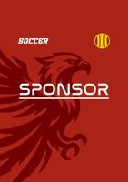 jersey template with falcon shillouete on it vector