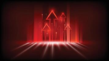 Abstract red speed background gradient design with geometric composition.Futuristic minimal vector