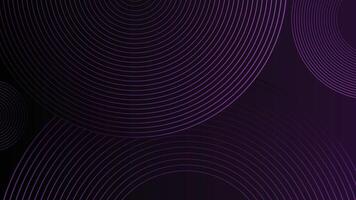 Abstract black purple background circle geometric shape concept luxury scene illustration with copy-space. vector