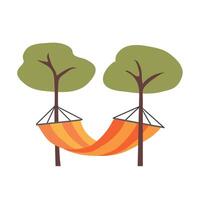 Tree hammock icon clipart avatar logotype isolated vector
