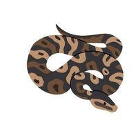 Ball python icon clipart avatar logotype isolated illustration vector