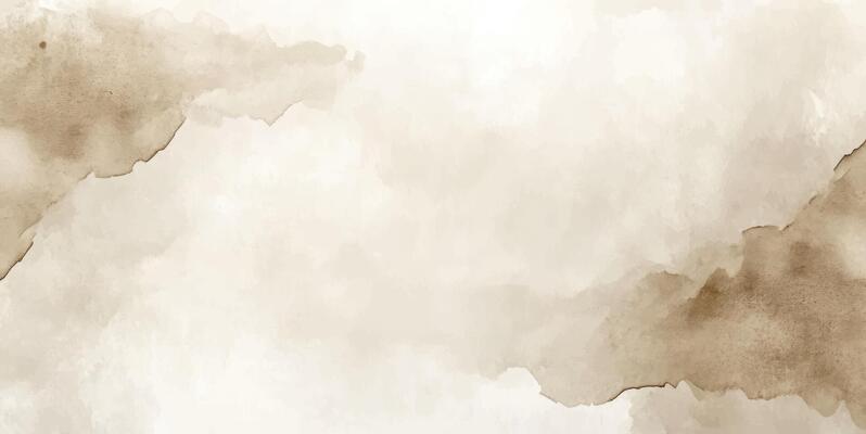 Hand drawn abstract background texture. Brush stroked painting pastel brown beige clouds color watercolour backdrop