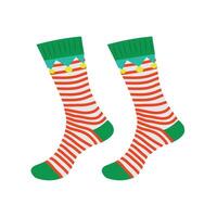 Christmas Sock with a white background vector