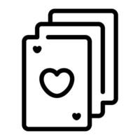 deck outline icon vector