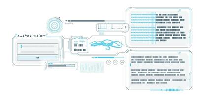 Scientific research data processing interface. vector