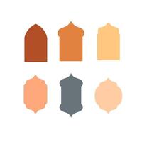 Islamic Shape Background Frame vector