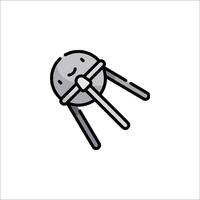 A cartoon character with a fork in its hand vector
