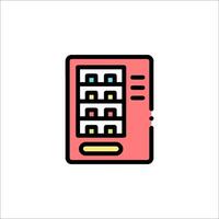 A vending machine icon on a white background vector