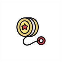 A reel with a star on it vector