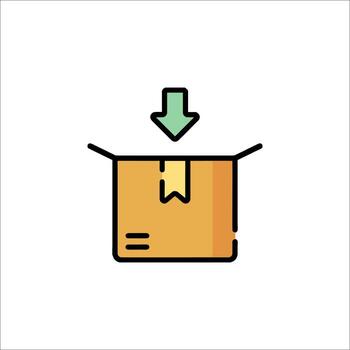 un caja con un flecha señalando a eso vector