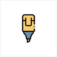 A pen icon on a white background vector