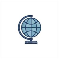 Globe icon illustration vector