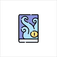 A book with a book cover and a book inside vector
