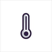 A thermometer icon on a white background vector