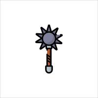 A star shaped weapon icon on a white background vector