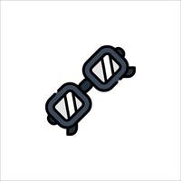 Glasses icon isolated on white background vector