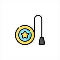 A reel with a star on it vector