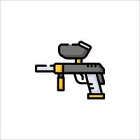 A paint gun icon on a white background vector