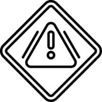 Precaution Line Icon vector