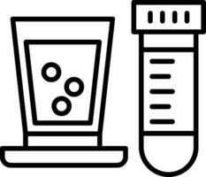 Multivitamin Line Icon vector