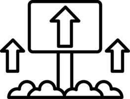Curve Line Icon vector