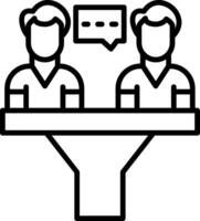 Conversion Line Icon vector