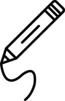 Pencil Line Icon vector