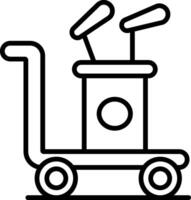 Carrier Line Icon vector