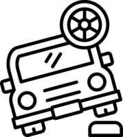 Soft Verges Line Icon vector