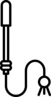 Teasing Stick Line Icon vector