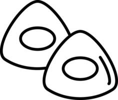 Chalk Line Icon vector