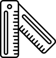 Ruler Line Icon vector