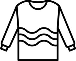 Mannequin Line Icon vector