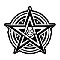 A filled style icon of the endless circle vector
