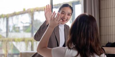 Business networking event modern office lifestyle professional environment engaging viewpoint empowering concept photo