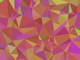 a vibrant mosaic of irregular triangles in a spectrum of colors including red, purple, orange, yellow, and green. This abstract design forms a dynamic pattern with no clear focal point vector