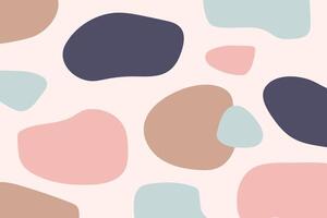 Abstract organic shapes pattern background vector