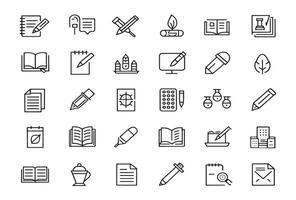 Writing Exercises Icon Improve Writing Skills vector